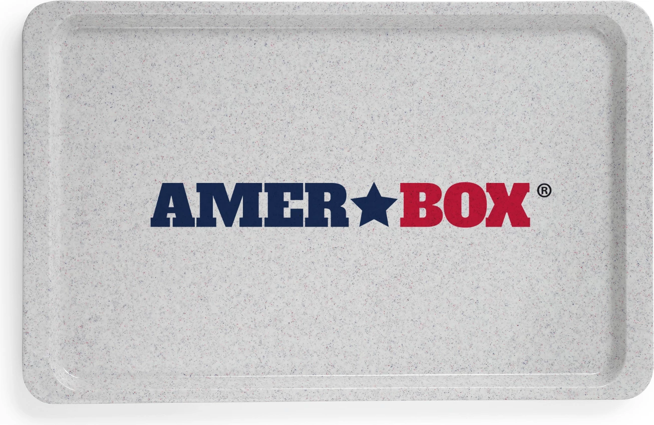 Tabaka, Amerbox, Nevada, GN 1/1 530x325 mm, poliester me fije qelqi, drejtkëndëshe, gri granit