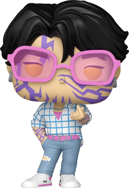 Figurinë koleksionuese Funko Pop! Animation Funko KPOP Demon Hunters Jinu (me shans CHASE)