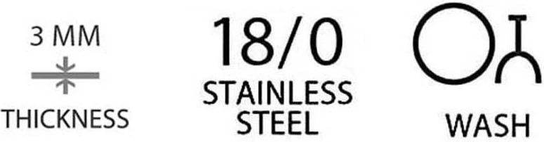 Pirun për ëmbëlsira OVE Fjord 145 mm, inoks 18/0, set 12 copë, argjendtë