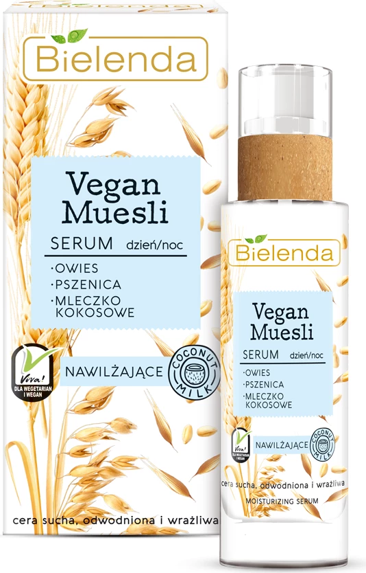 Serum hidratues për fytyrë Bielenda Vegan Muesli, 30ml, femra