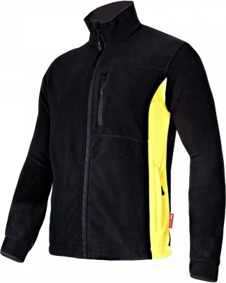 Xhaketë fleece LAHTI PRO L4010103, madhësia L, zi/verdhe