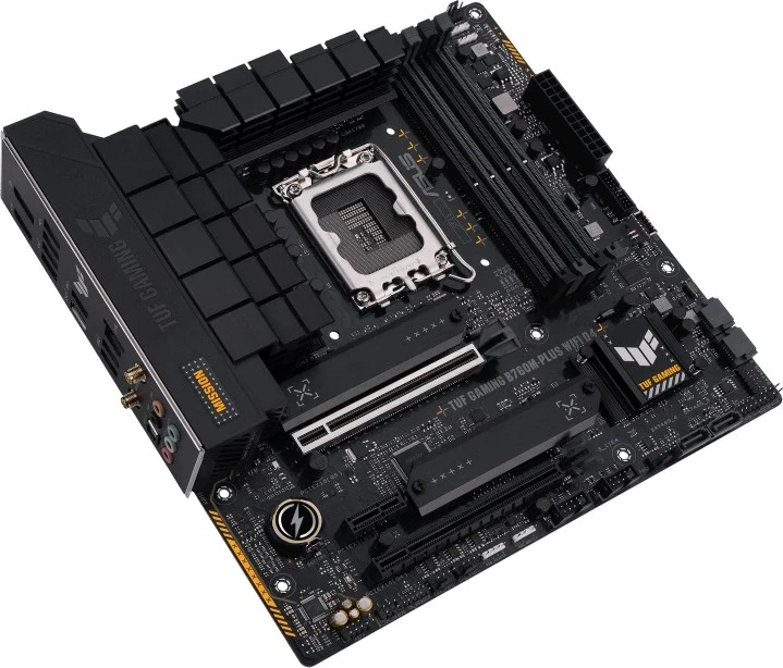 Pllakë amë ASUS TUF GAMING B760M-PLUS WIFI D4, Intel B760, LGA 1700, micro ATX
