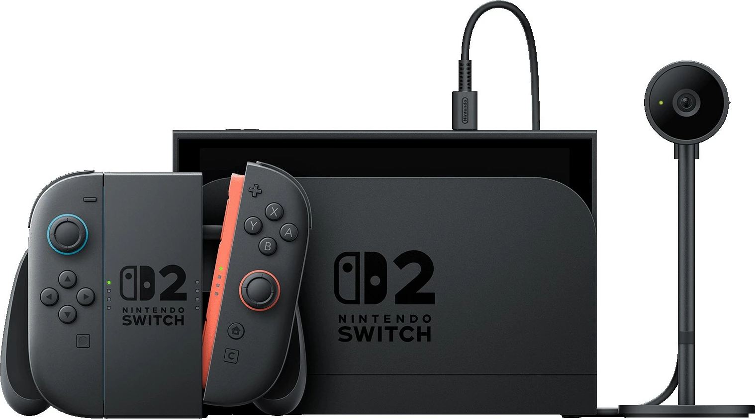 Kamerë Nintendo Switch 2, kënd shikimi 110°, e zezë