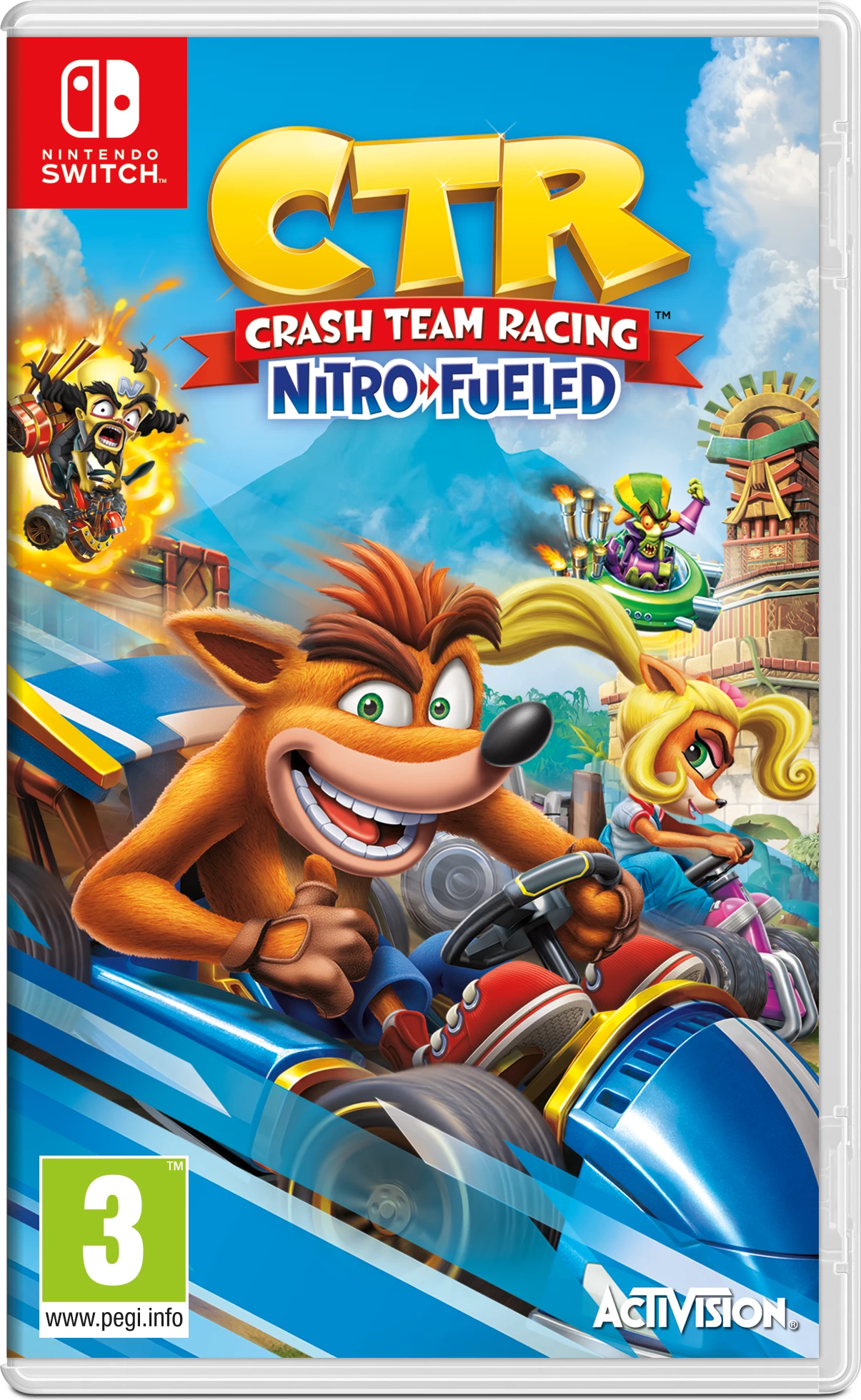 Video lojë Activision Crash Team Racing Nitro-Fueled, Nintendo Switch, PEGI 16