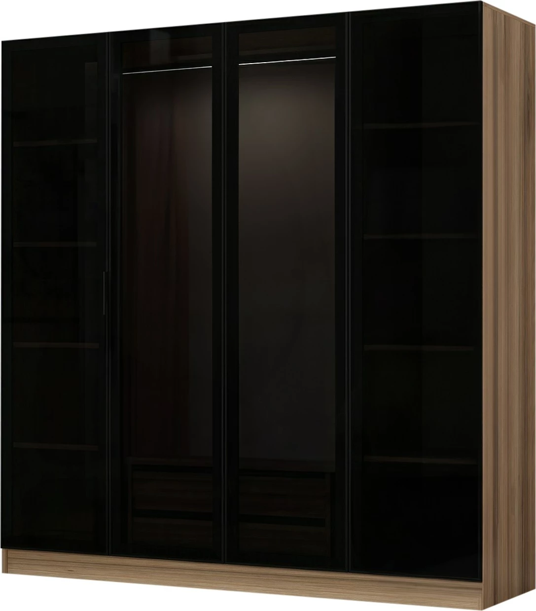 Dollap garderobe Skye Decor, ngjyrë fume, 7648