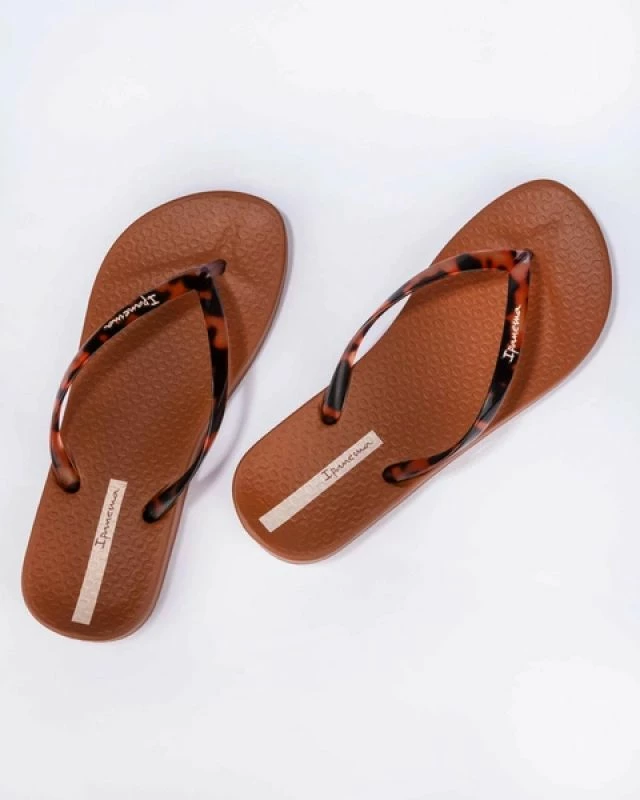 Papuqe për femra Ipanema, kafe