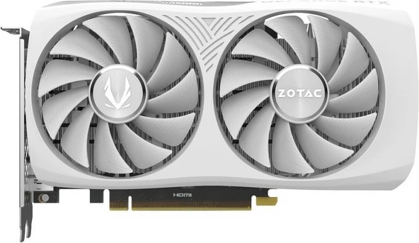 Kartelë grafike Zotac GeForce RTX 4060, 8 GB, GDDR6, e bardhë