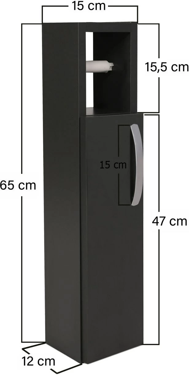 Dollap banjoje Hanah Home, Star, antracit