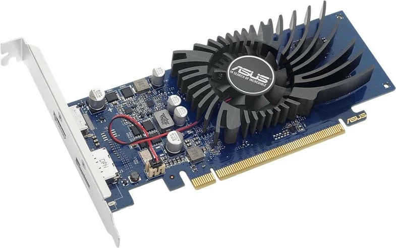 Kartelë grafike ASUS GeForce GT1030 2GB GDDR5, 1 fan, PCI Express, e zezë/blu