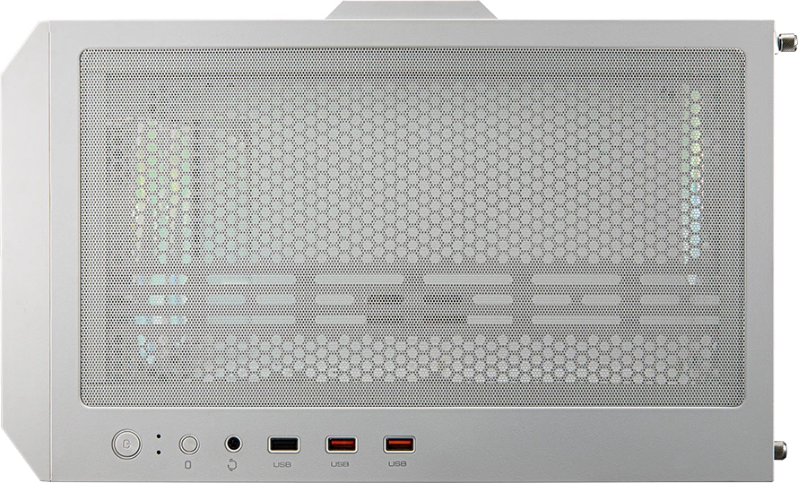 Kasë COUGAR Airface RGB Midi Tower, ATX/E-ATX, xham i temperuar, 3x120mm RGB, e bardhë