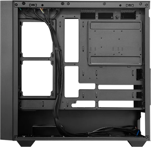 Kasë CHIEFTEC Night Hunter GS-03B-BLK-OP ATX USB-C tempered glass, e zezë