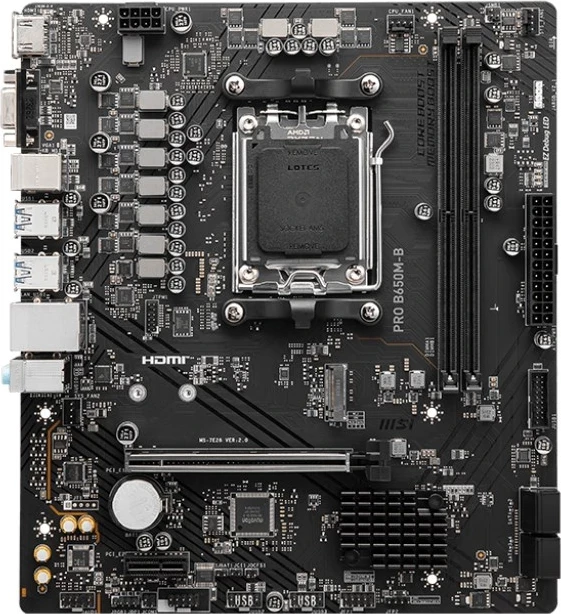 Pllakë amë MSI PRO B650M-B, Socket AM5, micro ATX