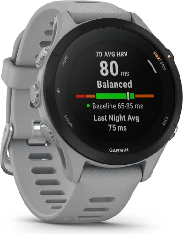 Smartwatch Garmin Forerunner® 255S Music, Powder Grey, 41 mm