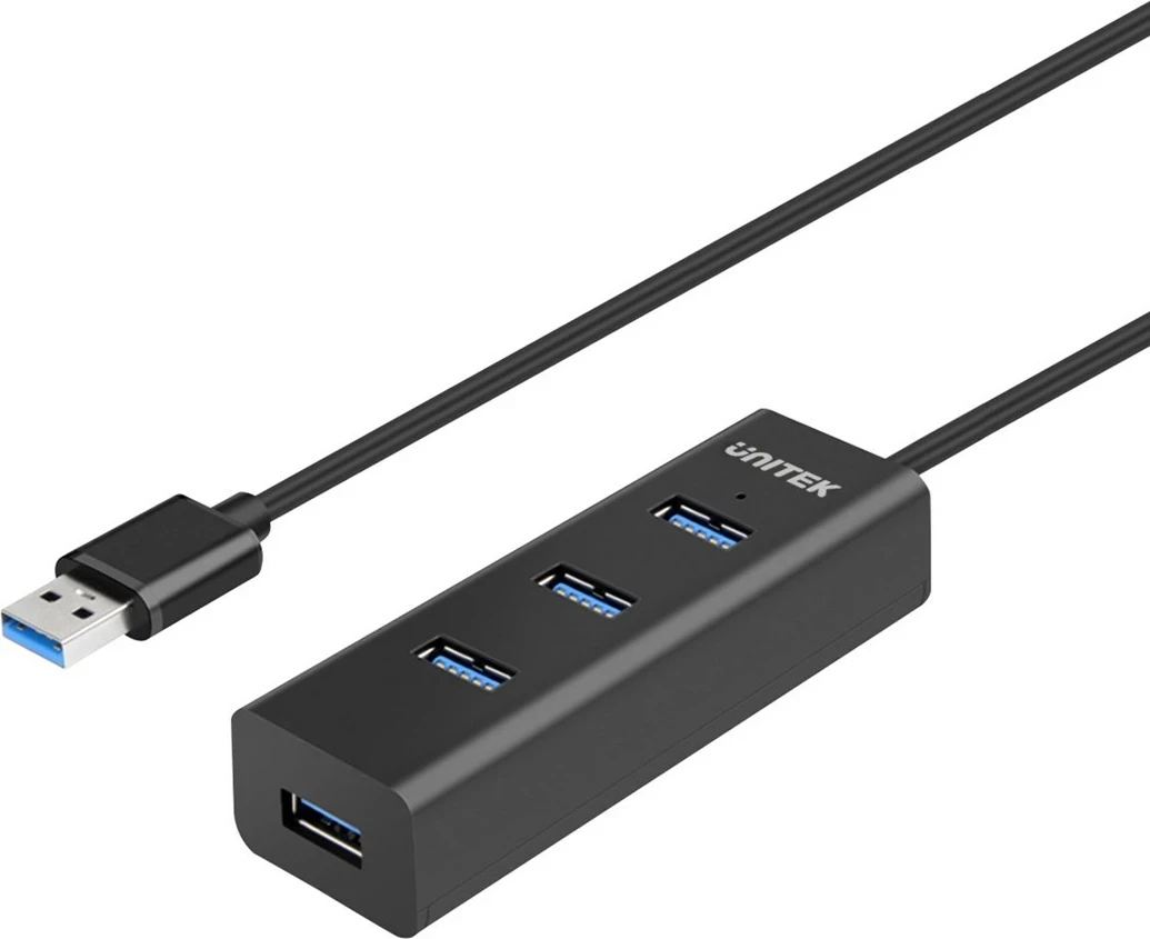 Hub USB UNITEK Y-3089V01, 4 porta, 5000 Mbit/s, Zi