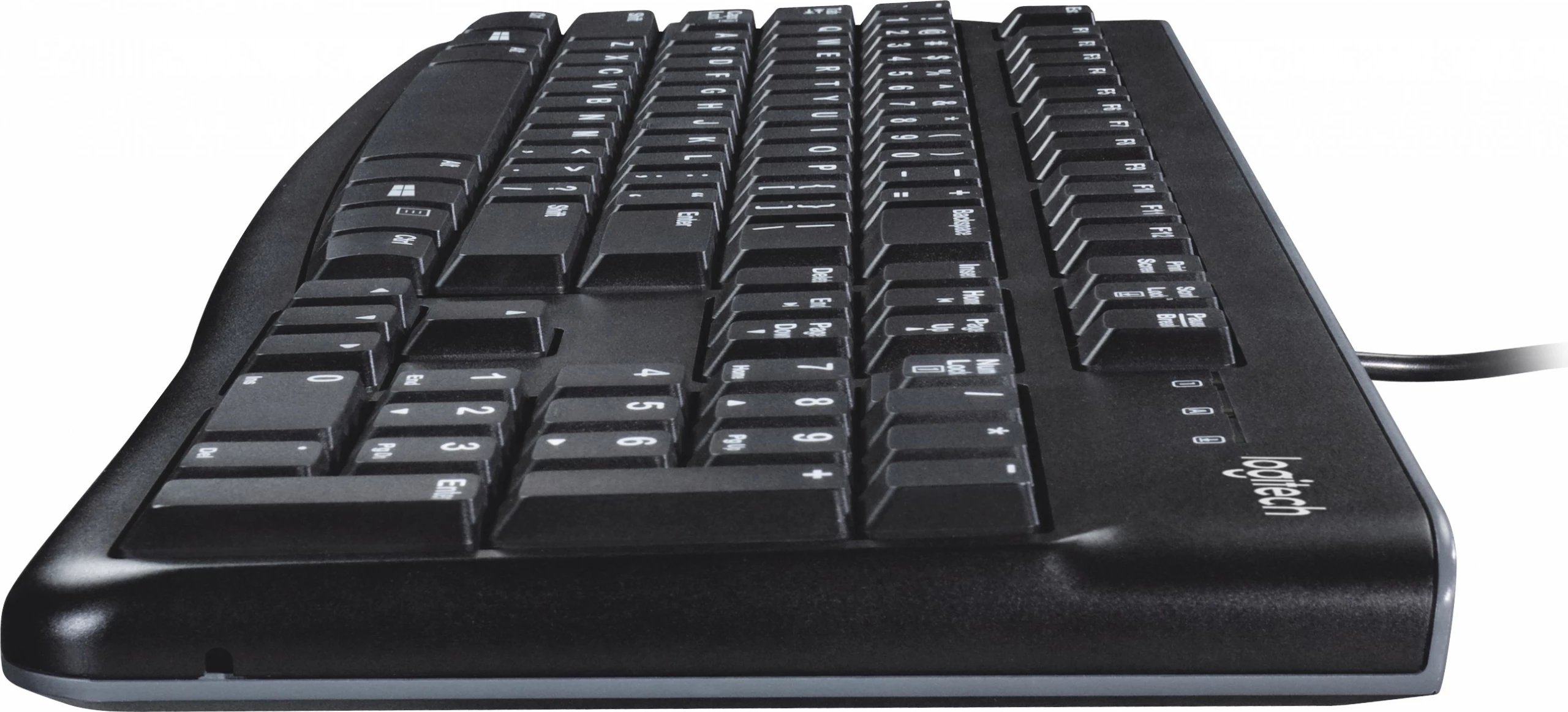 Tastierë Logitech K120 për Biznes, Full-size, Wired, USB, AZERTY, Ngjyrë e zezë