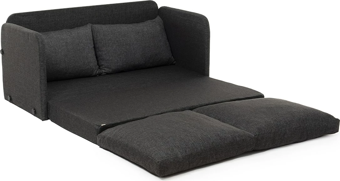 Divan-krevat dy ulës, ngjyrë gri e errët, Saga, Atelier del Sofa