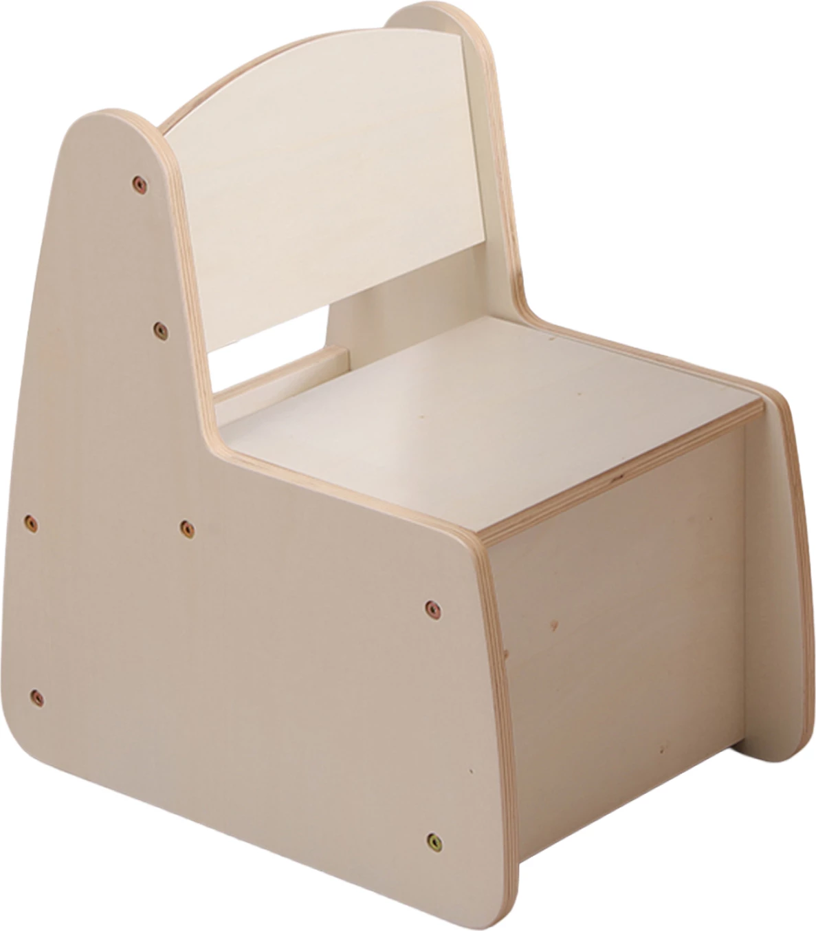 Karrige për fëmijë me hapësirë për ruajtje, natyrale, RICKI FH18343.01, 33x43x47cm