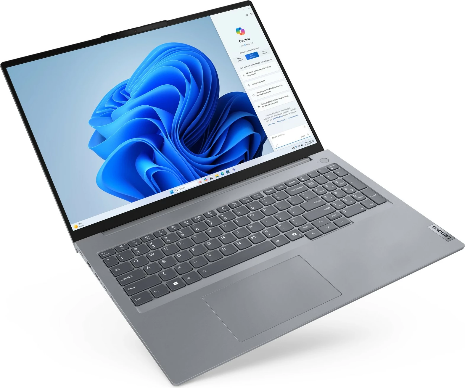 Laptop Lenovo ThinkBook 16 G7 ARP, 16", AMD Ryzen 5 7535HS, 16GB RAM, 512GB SSD, hiri ( QWERTZ- German Layout)