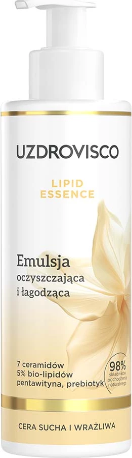 Emulsion pastrimi për femra UZDROVISCO Lipid Essence Cleansing and Soothing, 200ml