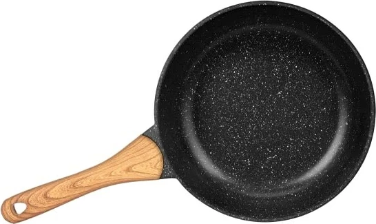 Set enësh gatimi Smile MGK-23, 8 pjesë, alumini, doreza të zeza, kapakë qeramike