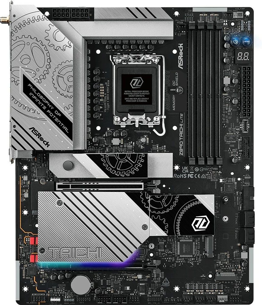 Pllakë amë ASRock Z890 Taichi Lite, Intel, LGA 1851, DDR5, 256 GB