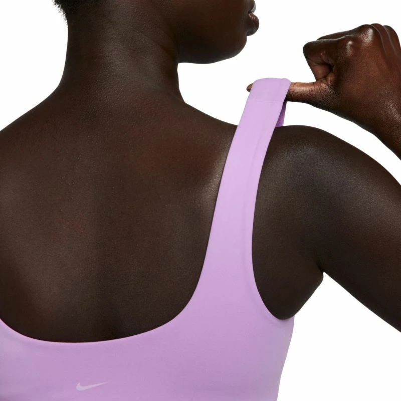 Bra sportiv Nike për femra, vjollcë