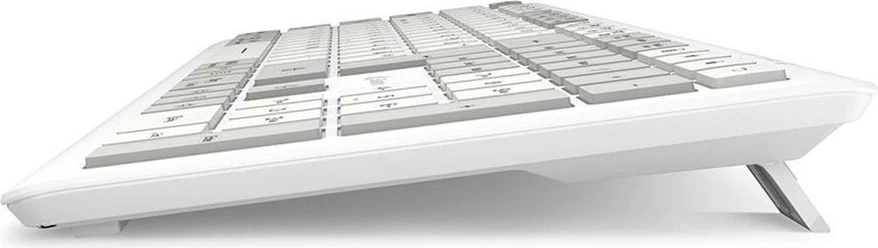 Tastierë Sharkoon OfficePal K30W, DE Layout, Rubberdome, e bardhë