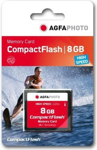 Kartelë memorie AgfaPhoto CompactFlash 8GB High Speed e zezë