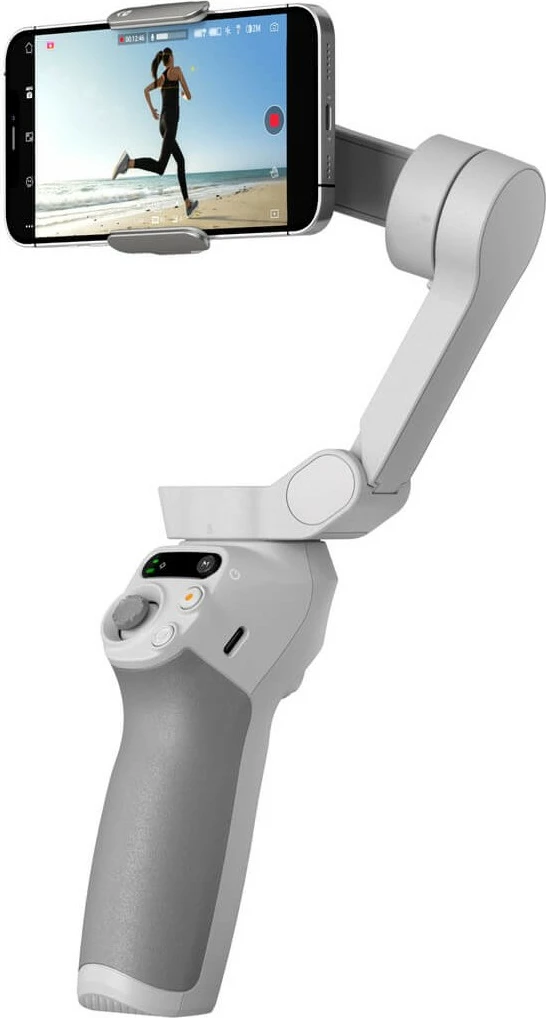Gimbal për celular DJI OSMO Mobile SE, 3 boshte, 2600mAh, Bluetooth 5.1, gri/bardhë