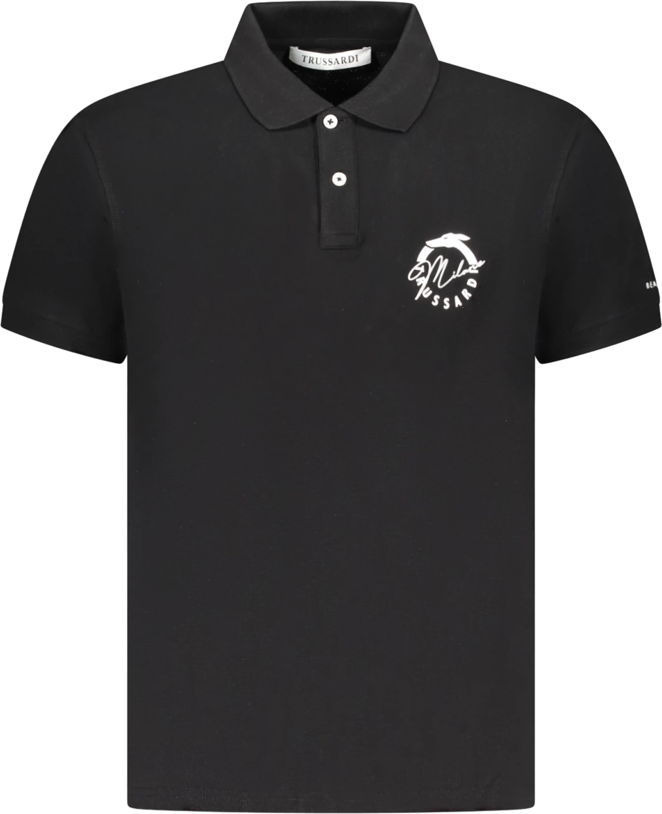 Maicë polo Trussardi meshkuj, e zezë