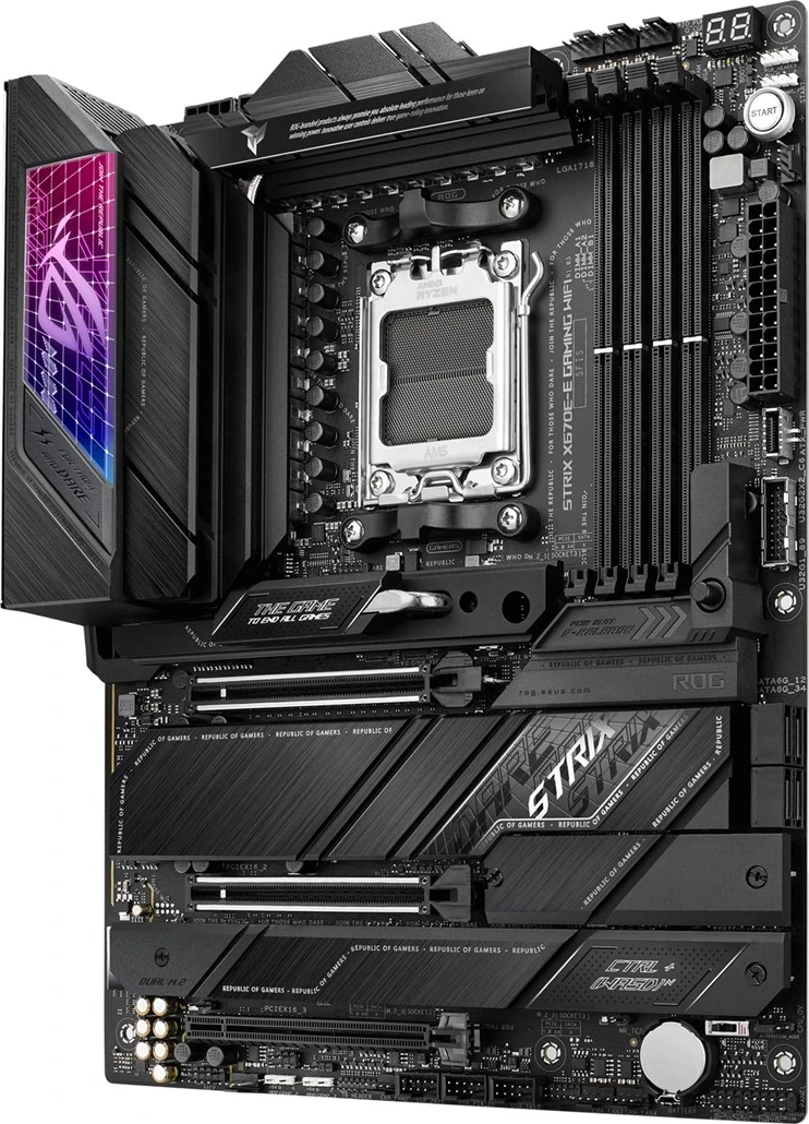 Pllakë amë Asus ROG Strix X670E-E Gaming, AMD X670, AM5 ATX, e zezë