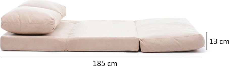 Divan-krevat 2 vendesh Atelier del Sofa, Taida, krem