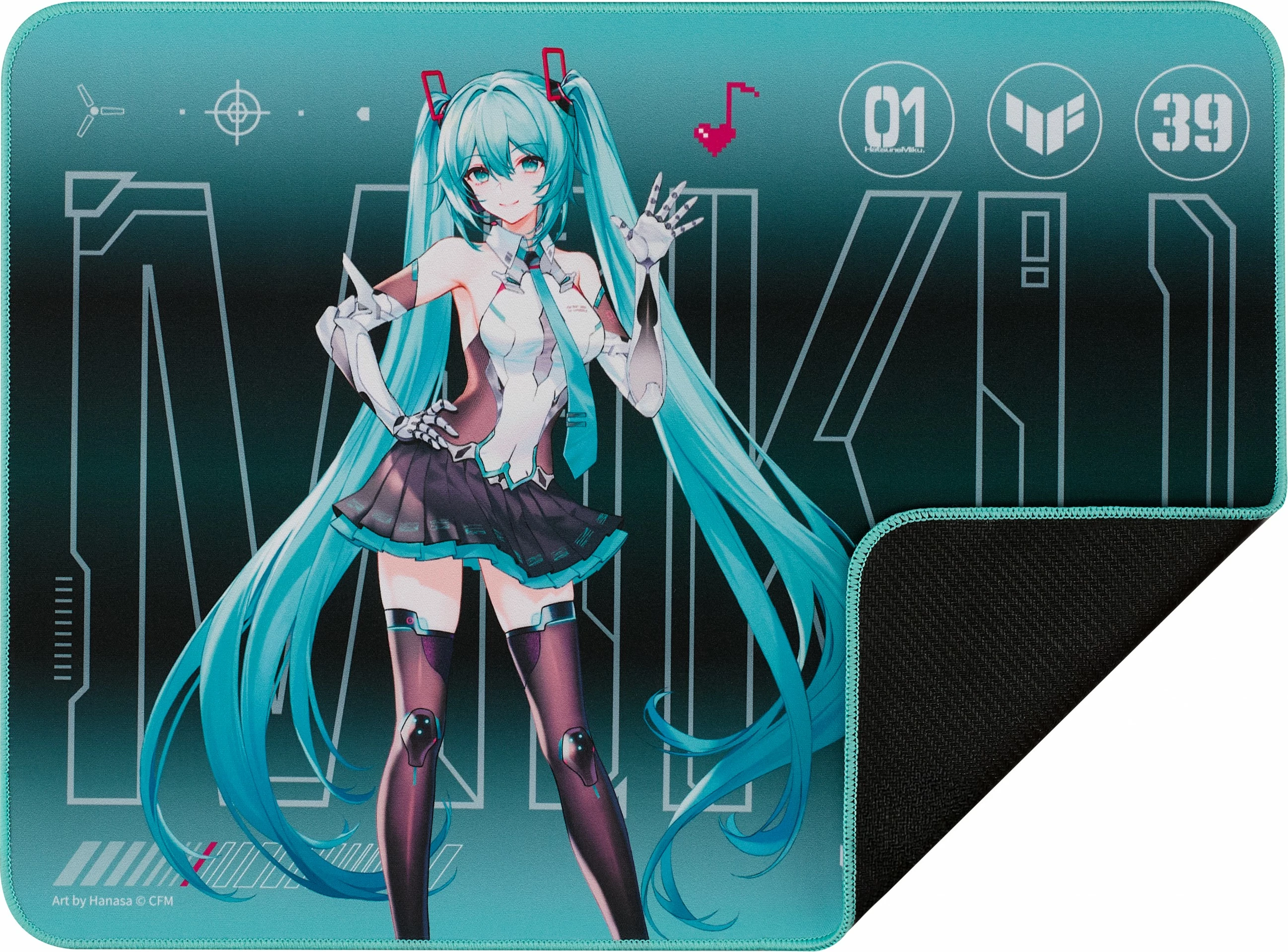 Mauspad ASUS TUF Gaming P1 Hatsune Miku Edition