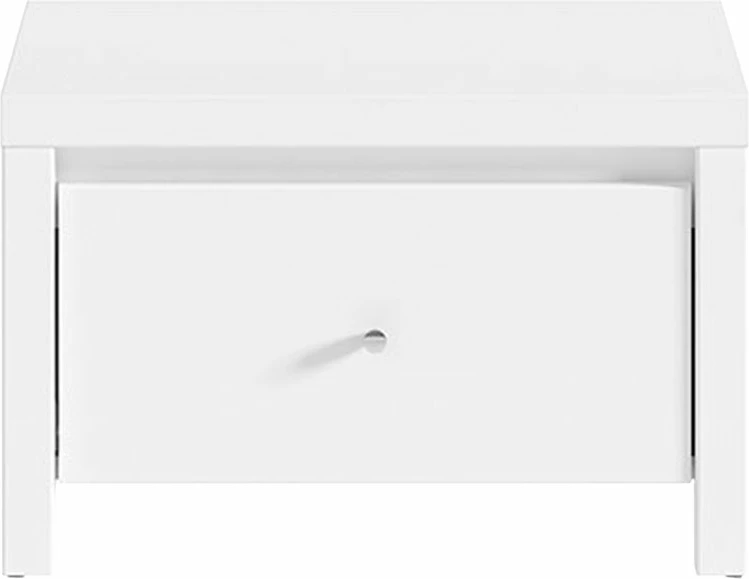 Komodinë Fansi e bardhë 51x40.5x33.5cm
