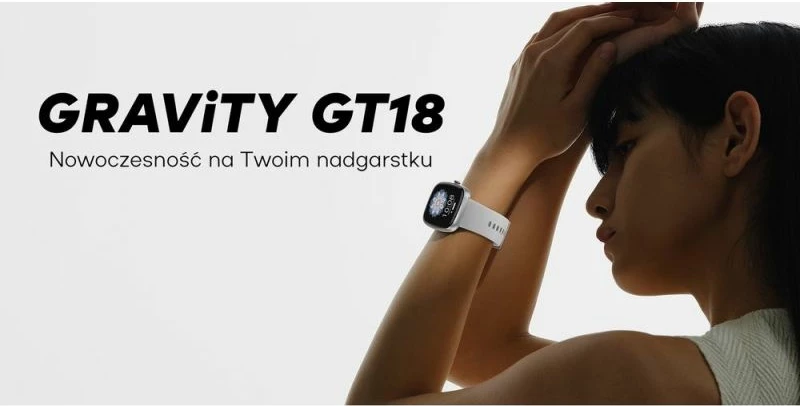 Smartwatch për femra Gravity, rozë