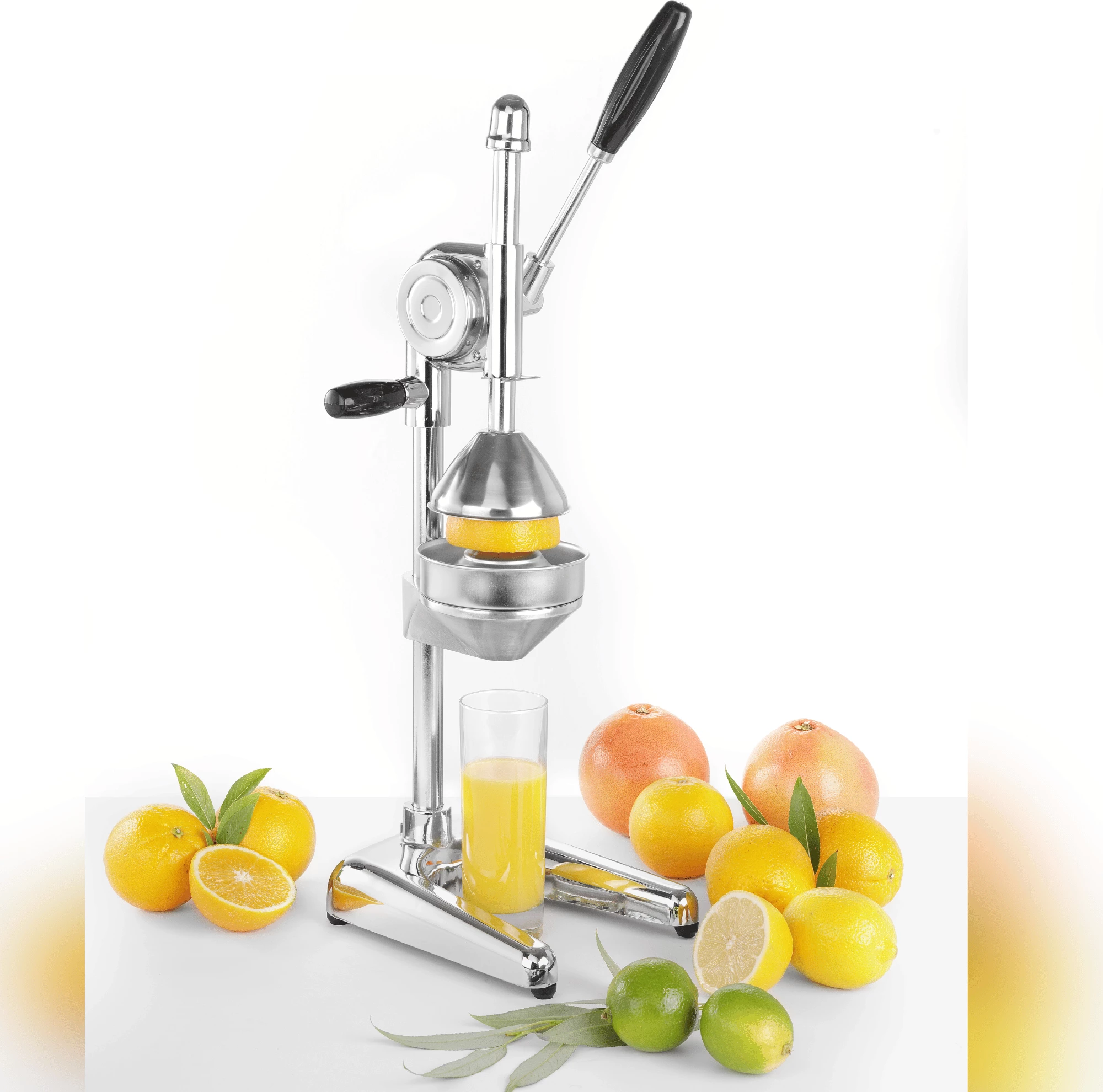 Shtrydhëse agrumesh, Bar Up, çelik inox, manuale, 180x225x(h)510mm