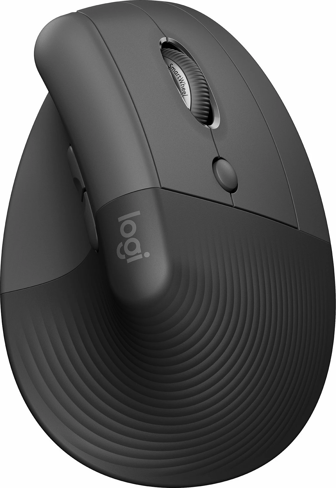 Maus Logitech Lift 910-006473, wireless vertikal ergonomik, 4000 DPI, Bluetooth/USB, Graphite