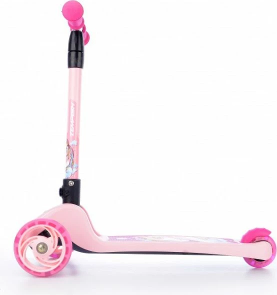 Trotinet për fëmijë Tempish, jeshile dhe rozë