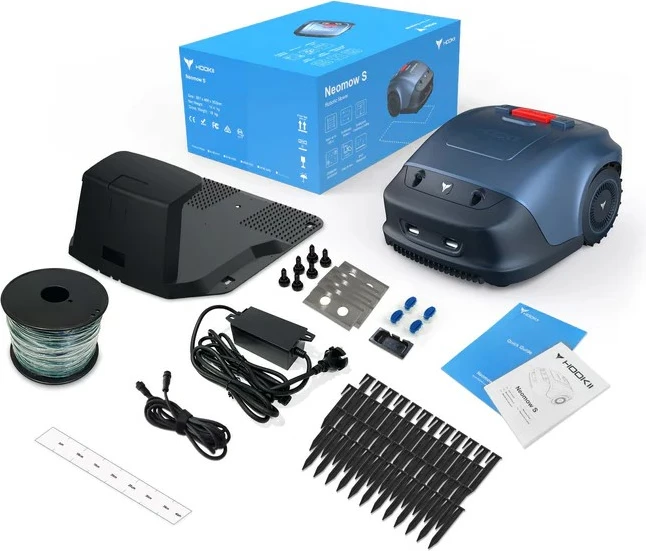 Kositëse bari robotike HOOKII Neomow S, WiFi, bateri 4400 mAh, IPX5, e kaltër/e zezë