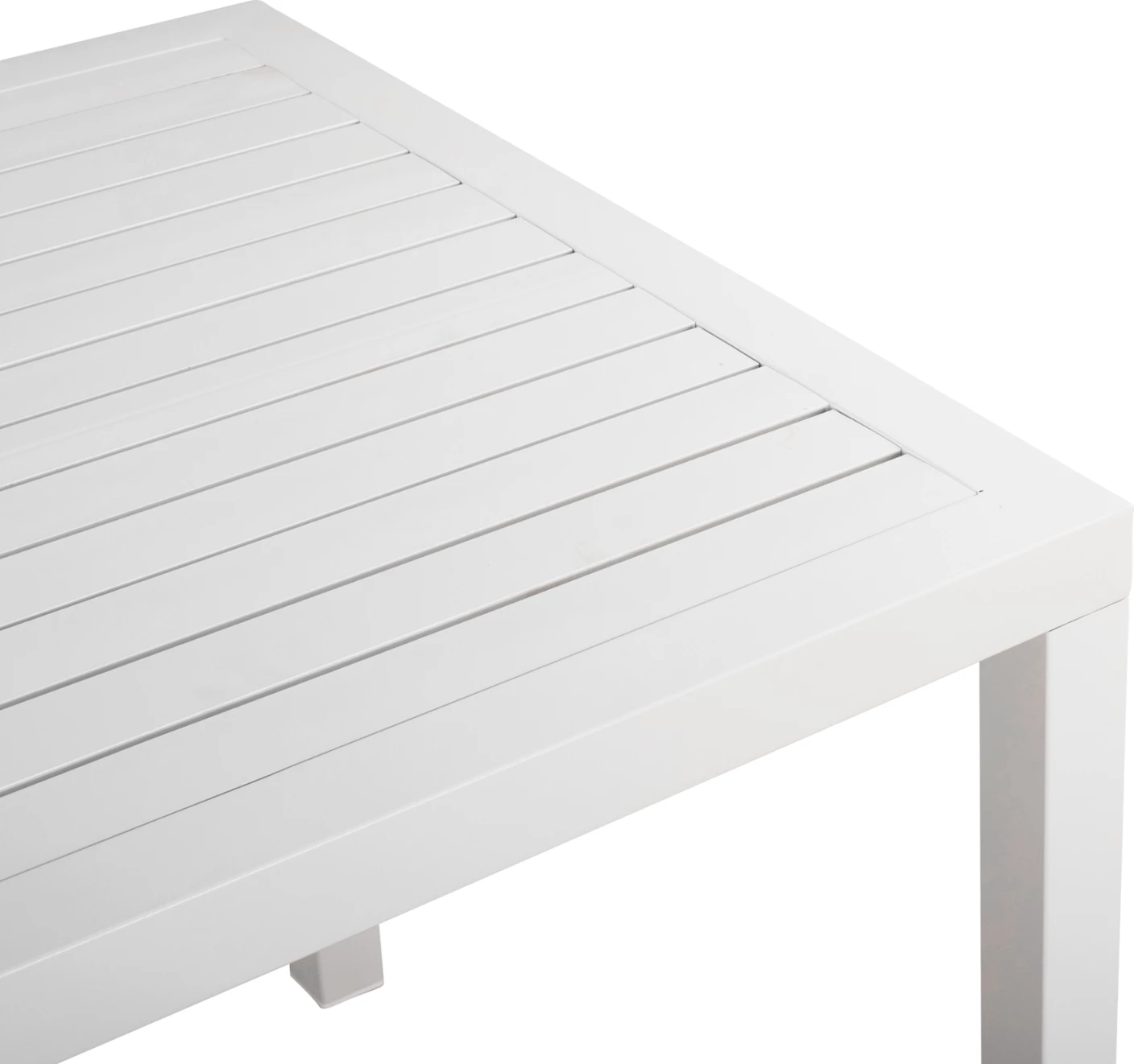 Tavolinë alumini 80x80 e bardhë FH5572.01