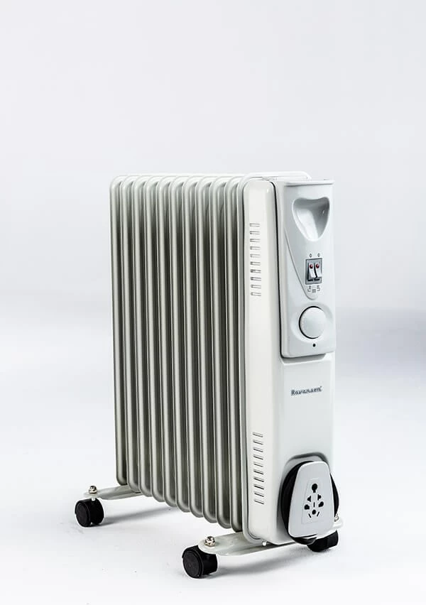 Ngrohës elektrik Ravanson OH-11, 2500 W, i bardhë, argjendtë