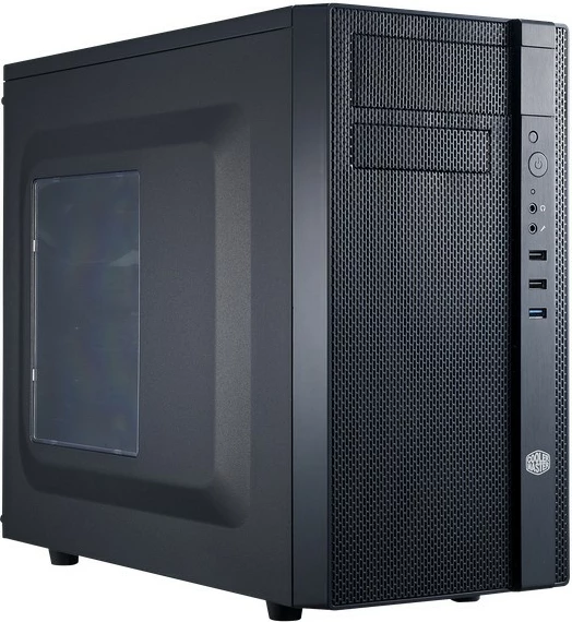Kasë Cooler Master N200 Mini Tower, micro ATX/Mini-ITX, e zezë
