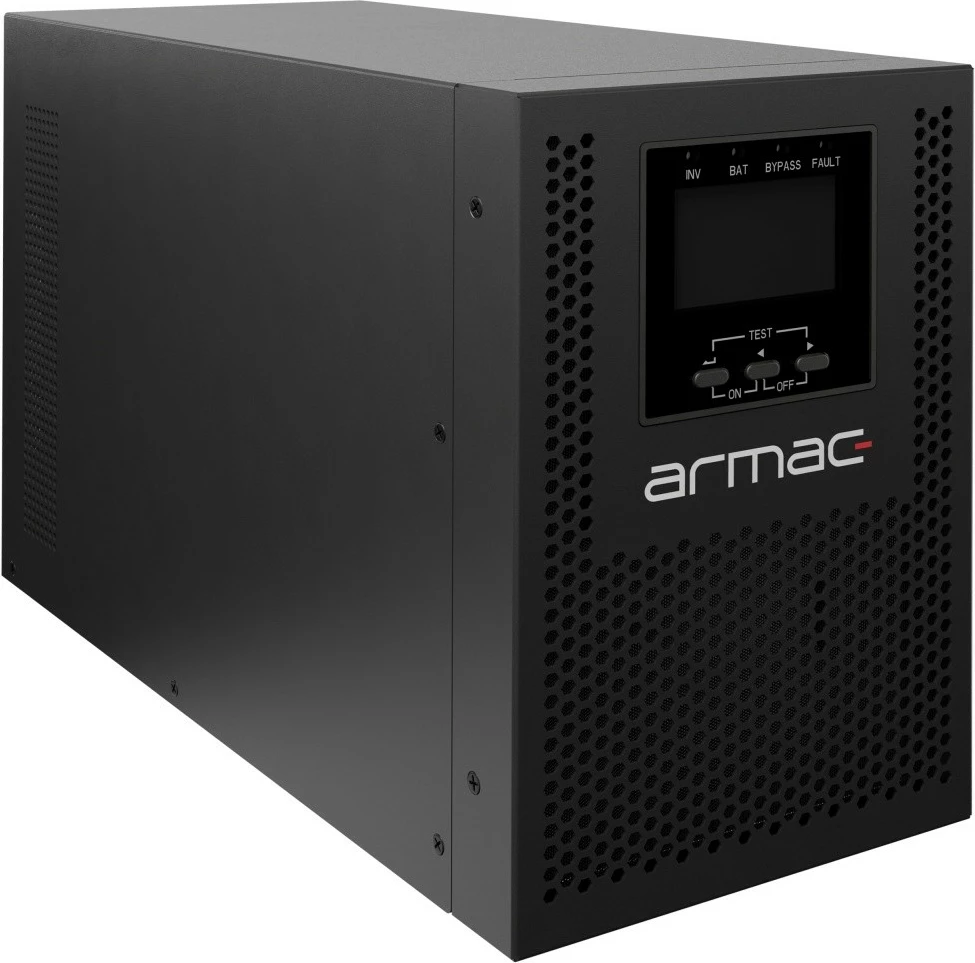 UPS Armac Office On-Line PF1 T/1000I/PF1/DF, 1000VA, 4x IEC C13, Kasa metalike, E zezë