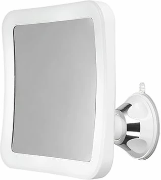 Pasqyrë LED për banjo Camry CR2169, zmadhim 5x, 24 LED, Ø16.3 cm, me kupë thithëse, e bardhë