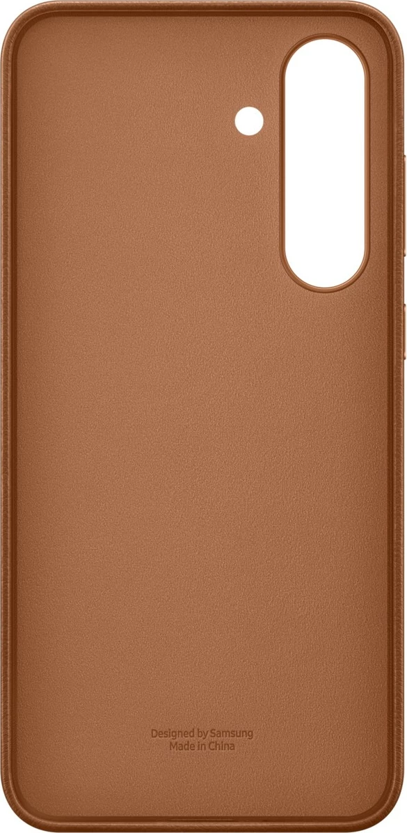 Mbështjellës Samsung Galaxy S25 FE, lëkurë artificiale, kafe
