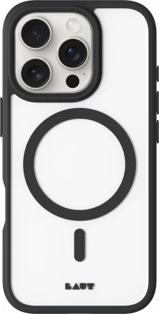 Mbështjellës LAUT Huex Protect MagSafe për iPhone 16 Pro, i zi