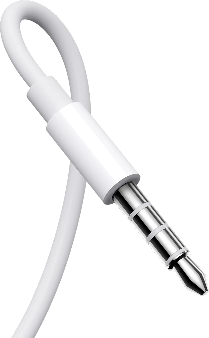 Kufje Joyroom JR-EW01 me kabllo, mini jack 3.5mm, të bardha