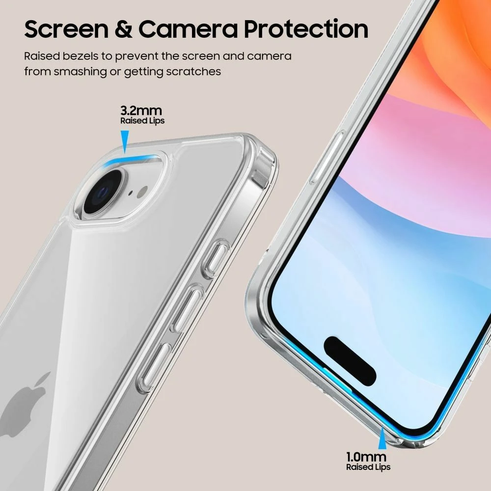 Mbështjellës Tech-Protect FlexAir Hybrid për Nothing Phone 3A, Transparent