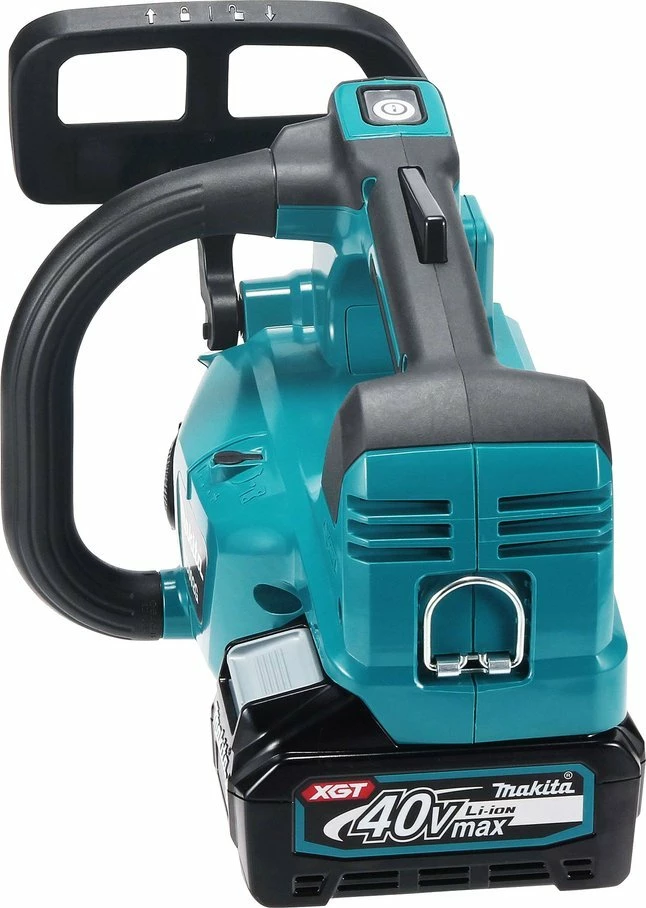 Motorrsharrë me bateri Makita UC002GM102 40V Max XGT 25 cm, blu, set me 1 bateri 4Ah dhe karikues