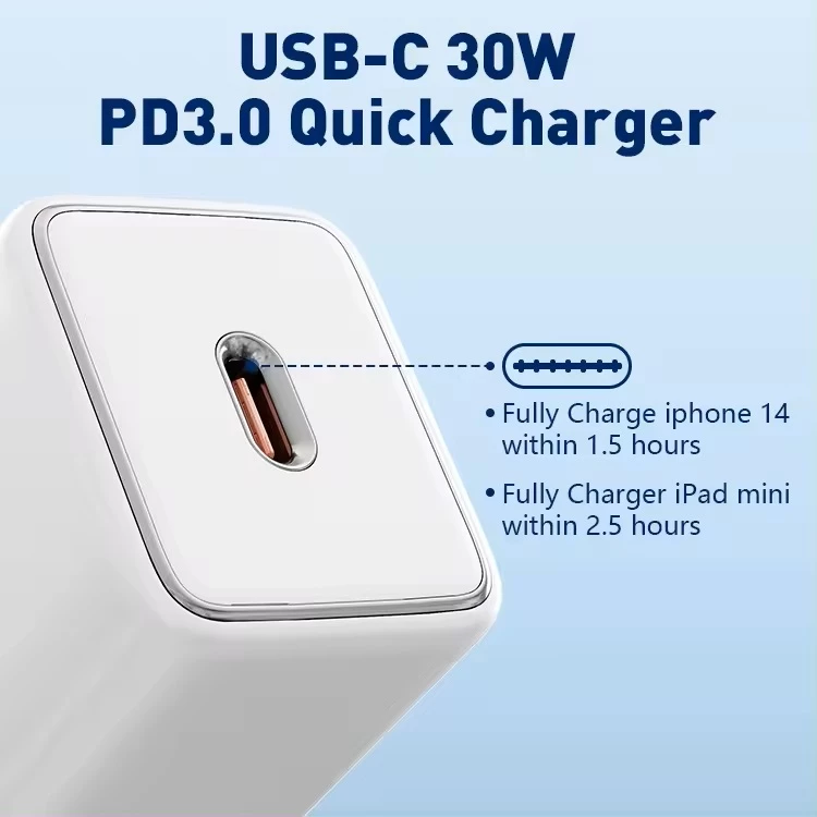 Karikues LDNIO A1508C 30W USB-C PD (5V/3A) i bardhë